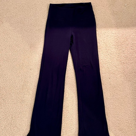 Navy Flared Leggings - Picture 1 of 3